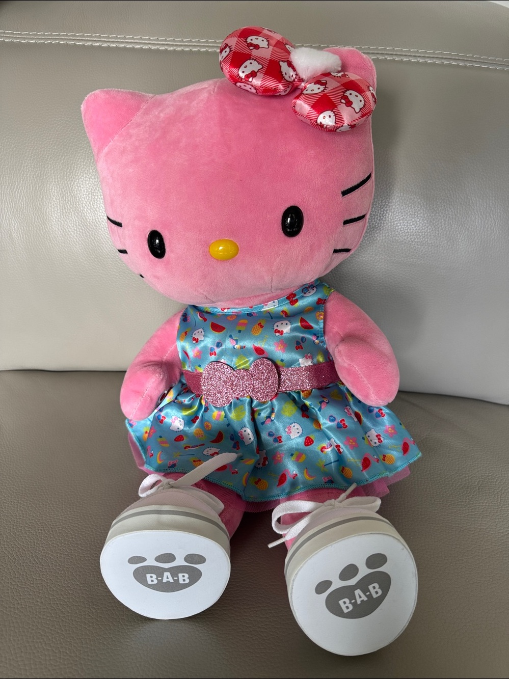 Build-A-Bear large Pink Plush Sanrio Hello Kitty 19”